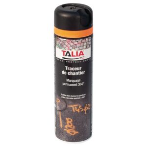 Traceur de chantier 500ML orange fluo