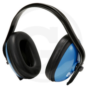 Casque anti-bruit bleu