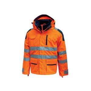 Veste parka 3 en 1 orange u power model backer