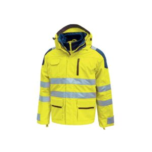Veste parka 3 en 1 jaune u power model backer