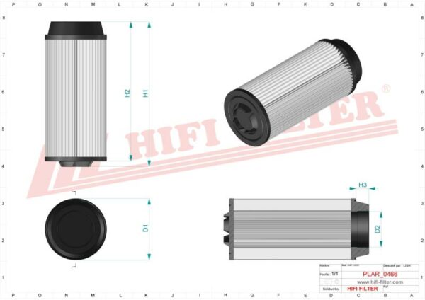 Filtre à air principal SA16782