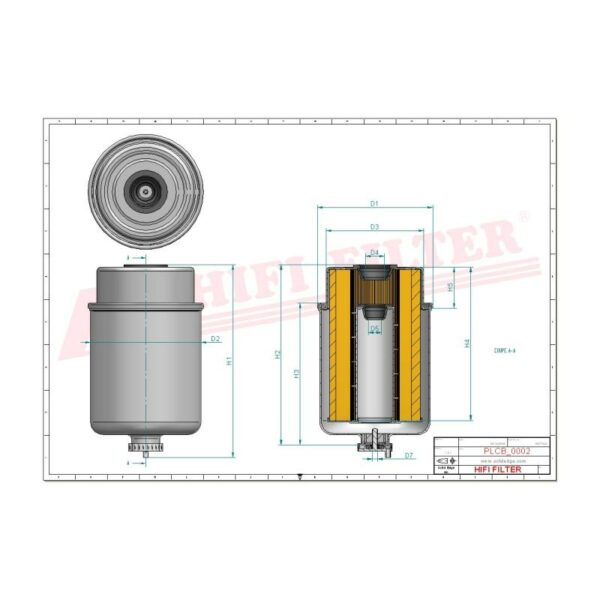 Filtre à carburant SN70197 – Image 2