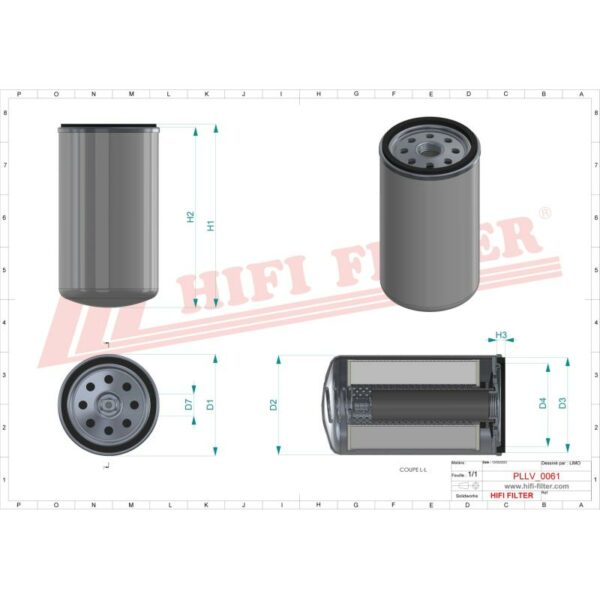 Filtre à huile moteur SO11080 – Image 2