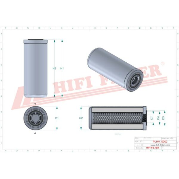 Filtre hydraulique SH66378 – Image 2