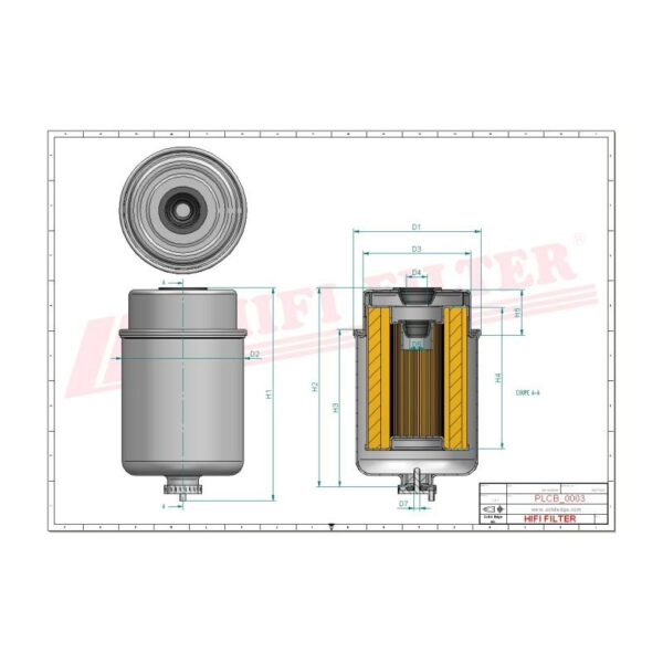 Filtre à carburant SN70244 – Image 2