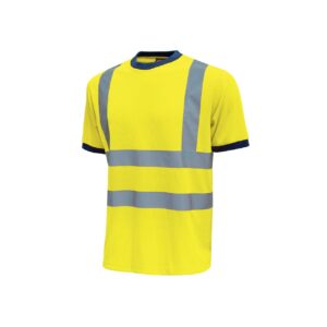 T-shirt jaune u power model glitter